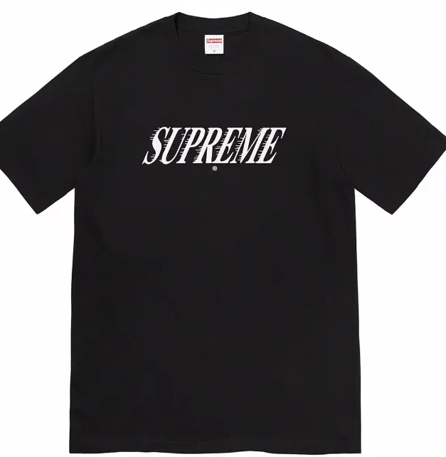 M sleeved L letter capital 22FW short XL Slap black Shot Tee S white logo T-shirt and 0706